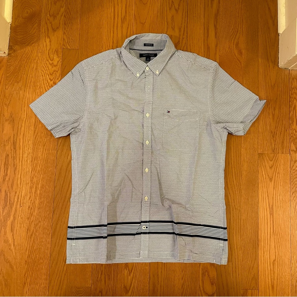 Tommy Hilfiger Button Up Striped Shirt